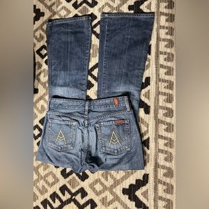 7 For All Mankind flare jeans